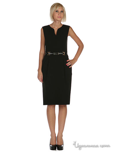 Платье SOCIETA&ATOS LOMBARDINI, цвет цвет черный