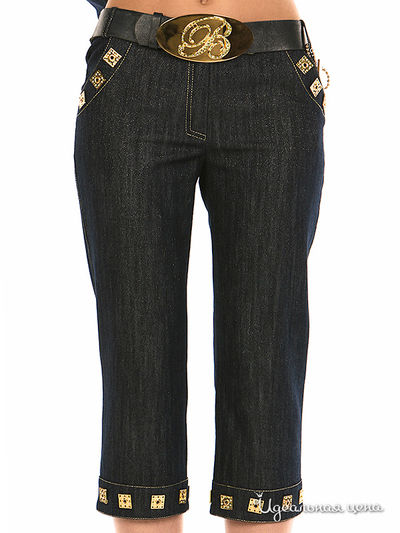 Капри SOCIETA&ATOS LOMBARDINI, цвет цвет синий