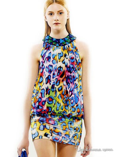 Платье SOCIETA&ATOS LOMBARDINI, цвет цвет мультиколор