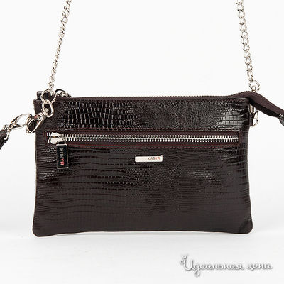 Клатч Karya, цвет цвет коричневый