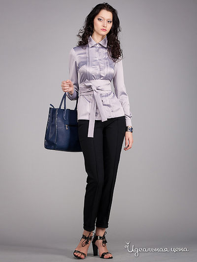 Блуза May Be, цвет цвет светло-фиолетовый