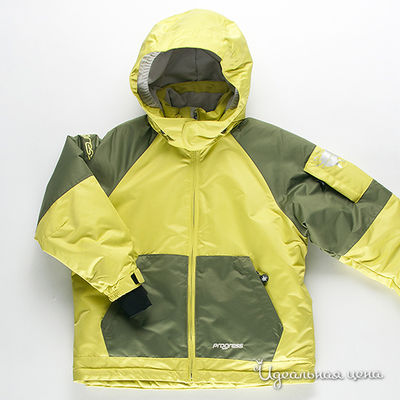 Куртка Progress by Reima, цвет цвет хаки / желтый