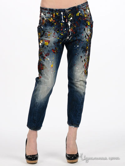 Капри Мультибренд, цвет цвет синий