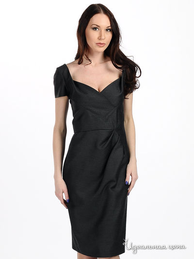Платье Мультибренд, цвет цвет серый меланж
