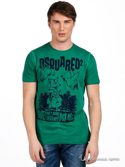 Футболка Мультибренд, цвет цвет зеленый