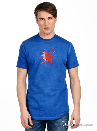 Футболка Мультибренд, цвет цвет синий