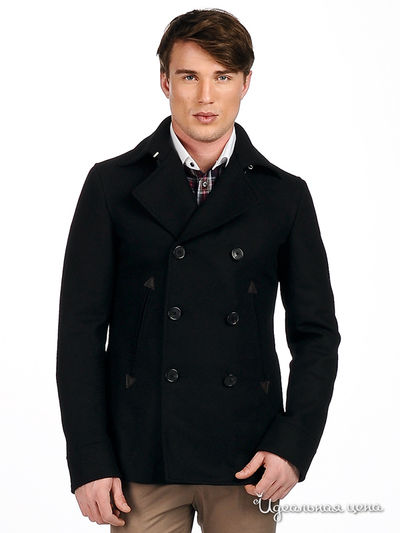 Пальто Мультибренд мужское, цвет черный