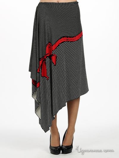 Юбка Adzhedo, цвет цвет серый / красный