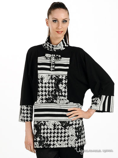Туника Adzhedo, цвет цвет черный / белый