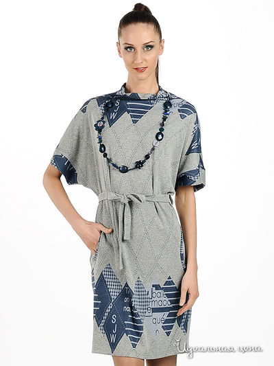 Туника Adzhedo, цвет цвет серый / синий
