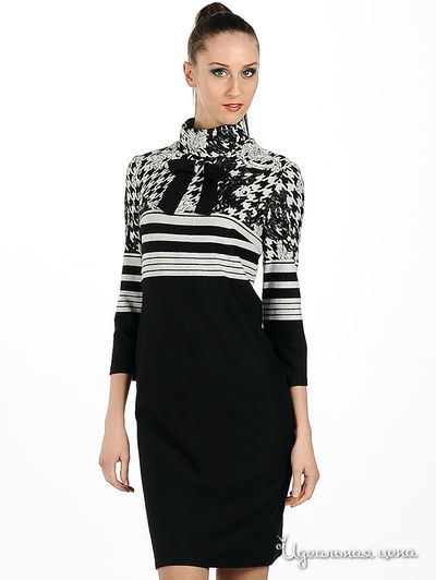 Платье Adzhedo, цвет цвет черный / белый