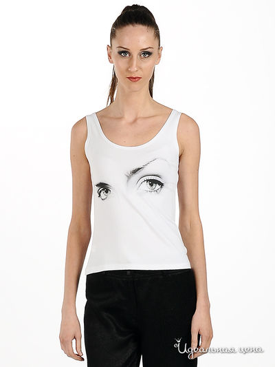 Майка Adzhedo, цвет цвет белый