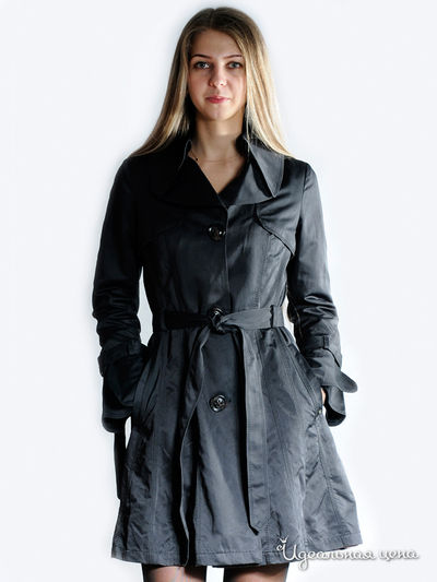 Пальто Message, цвет цвет черный