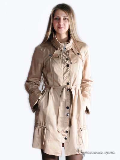 Пальто Message, цвет цвет песочный