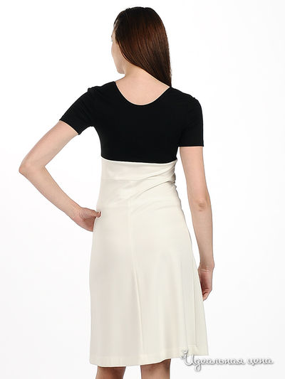 Платье Ferre, Trussardi, Armani женское, цвет черный / молочный
