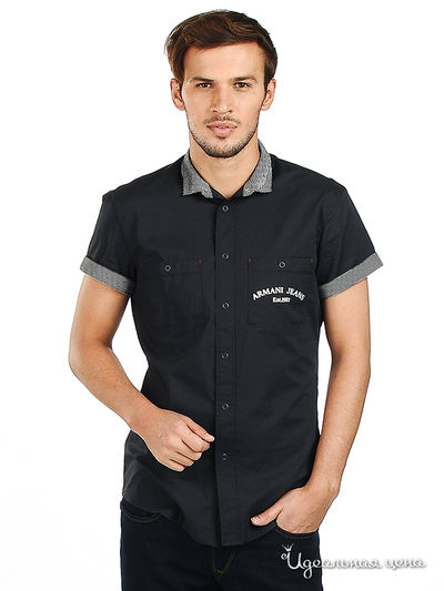 Рубашка Ferre, Trussardi, Armani, цвет цвет темно-синий