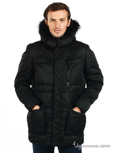 Пуховик Ferre, Trussardi, Armani, цвет цвет черный