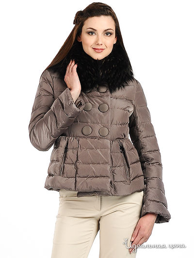 Пуховик Ferre, Trussardi, Armani, цвет цвет какао