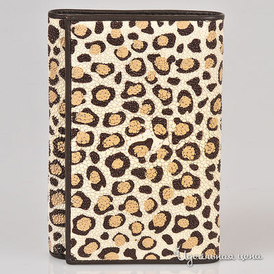 Портмоне BLQ, цвет цвет белый / коричневый