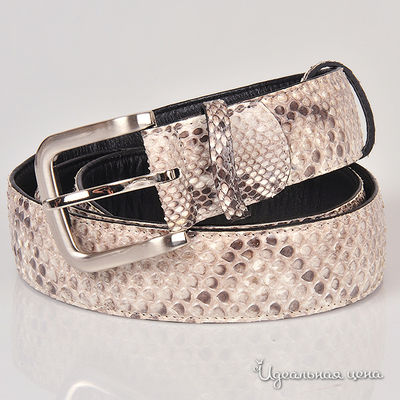 Ремень BLQ, цвет цвет бежевый