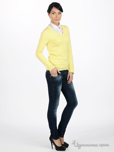 Пуловер Tom Farr женский, цвет желтый