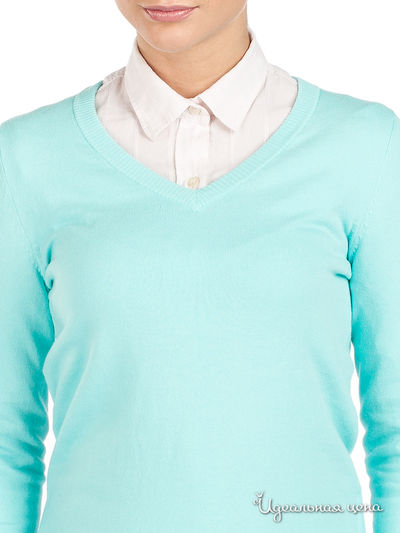 Пуловер Tom Farr женский, цвет бирюзовый