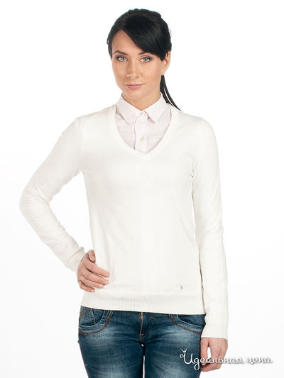 Пуловер Tom Farr женский, цвет белый