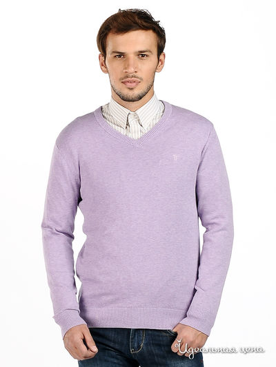 Пуловер Tom Farr, цвет цвет сиреневый меланж
