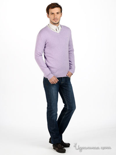 Пуловер Tom Farr мужской, цвет сиреневый меланж