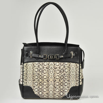 Сумка BLQ, цвет цвет черный / бежевый