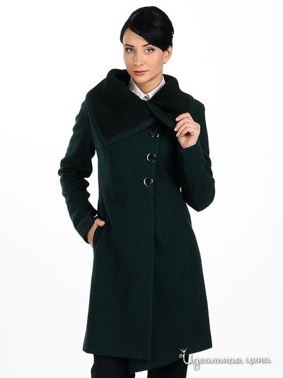 Пальто Мультибренд, цвет цвет изумрудный