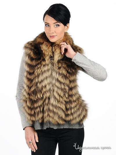 Жилет Мультибренд, цвет цвет серо-бежевый