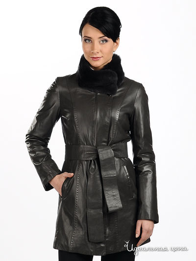 Полупальто Мультибренд, цвет цвет серый