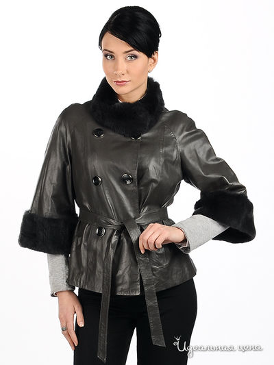 Куртка Мультибренд, цвет цвет серый