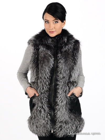 Жилет Мультибренд, цвет цвет черный / серый