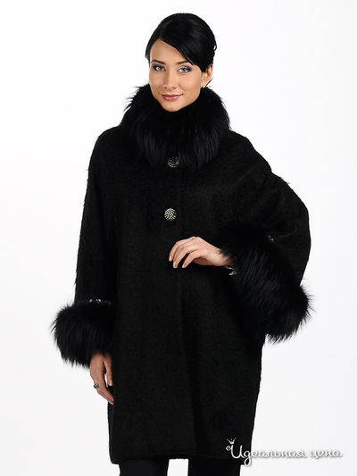 Пончо Мультибренд, цвет цвет черный