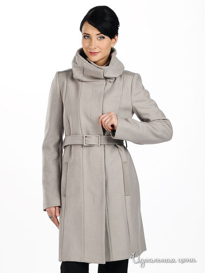 Пальто Мультибренд, цвет цвет серый