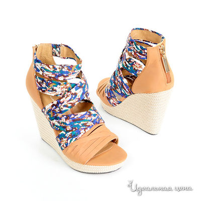 Сандали Kurt Geiger, цвет цвет бежевый / коралловый