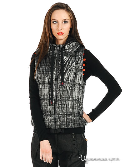 Жилет CORONA, цвет цвет серый / черный