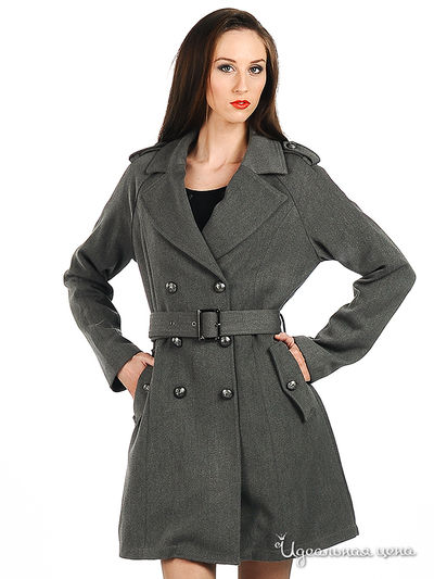 Плащ CORONA, цвет цвет серый