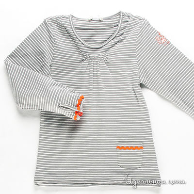 Лонгслив Orchestra, цвет цвет серый / оранжевый