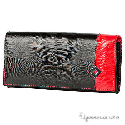 Портмоне Dimanche, цвет цвет черный / красный