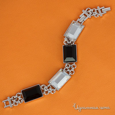 Браслет Crocus, цвет цвет черный / белый