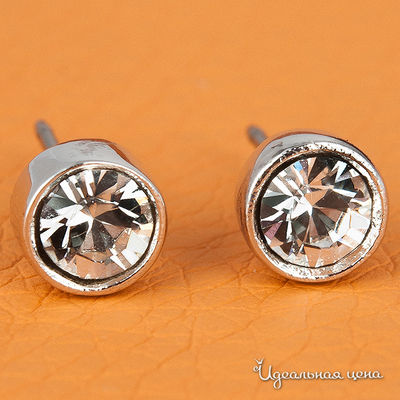 Серьги Crocus, цвет цвет белый