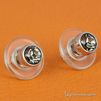 Серьги Crocus, цвет цвет табачный