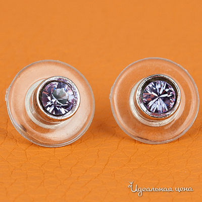 Серьги Crocus, цвет цвет фиолетовый