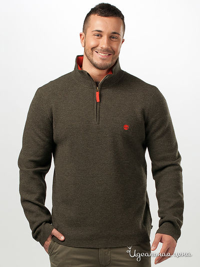 Свитер Timberland, цвет цвет серо-болотный