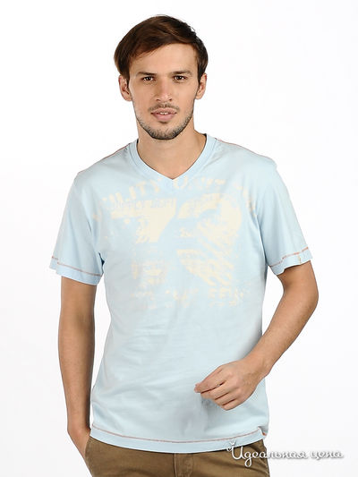 Футболка Timberland, цвет цвет голубой