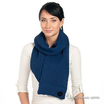 Шарф Emporio Armani, цвет цвет синий