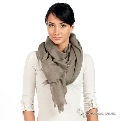 Шарф Emporio Armani, цвет цвет серый